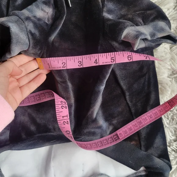 Blue Tie-Dye Dog Hoodie Size 2X But Runs Small - Picture 6 of 12